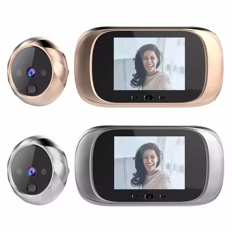 2.8 Inch Video Doorbell Peephole Camera 90 Degrees Doorbell Motion Detection Eye Digital LCD Door Mo