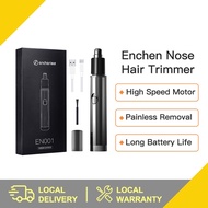 Enchen Electric Nose Hair Trimmer Waterproof Portable Double-Edged Blade Nose Trimmer Rechargeable