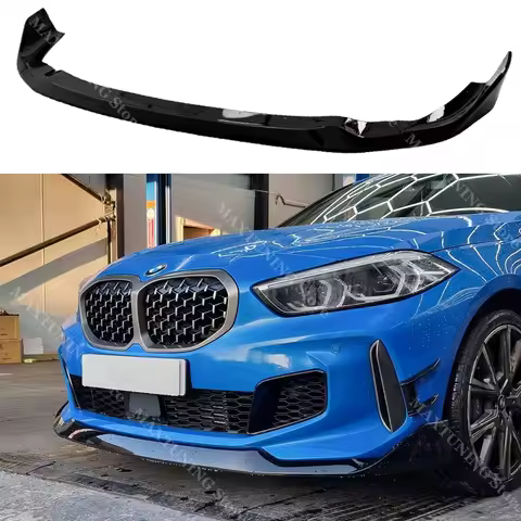 For BMW 1 Series F40 M-PACK Hatchback 2020-2023 M Performance Style Front Bumper Lip Spoiler Splitte