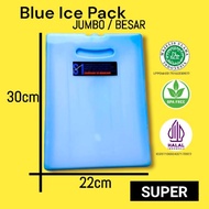 Ice pack jumbo 22x30 x 3cm Large ice gel blue Large jumbo And Quality - ice cream cooler - asi cooler bag - cooler styrofoam box - Room Air Conditioner ac Fan - blue Big SEMI Finish ice pack