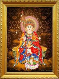 佛教地藏菩薩畫像2 地藏王菩薩佛像畫 相紙塑封 高清殊勝圖片 唐卡 佛畫