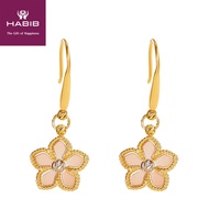 HABIB Oro Italia Fiore Fillmore Gold Earring, 916 Gold