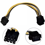 Power Vga Adapter Cable 6 Pin To 8 Pin - 6pin 8pin Pcie Pci-e Express