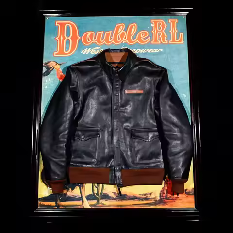 Tailor Brando No.27622 Classic American Vintage A2 Vegetable-Tanned Horsehide Men's Genuine Leather 