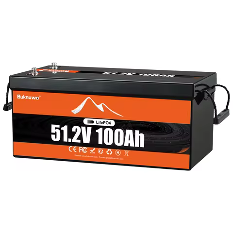 48V/51.2V100Ah LiFePO4 Lithium Battery/5120Wh/BMS/Low Temp Protection/15000+ Deep Cycle Battery For 