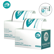 JASMEEN  ถุงขยะ แขวนได้ ขนาด 100ใบ ถุงขยะแบบป๊อบอัพ 1 box 45*50 ถุงขยะหูหิ้ว อย่างหนาในบ้าน มีหูหิ้ว