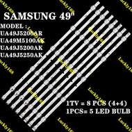 NEW 1 SET UA49J5200AR UA49J5200AK UA49J5250AK UA49M5100AK SAMSUNG 49" LED TV Backlight UA49J5200 UA4