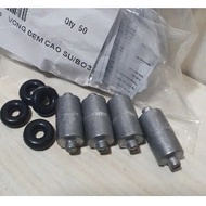 Rubber and aluminum vibrating feet for BO3710 Makita sander and Makita sanding codes