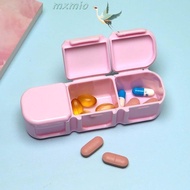 MXMIO Pill Box Vitamins Mini Medicine Organizer Jewelry Storage Cut Compartment Medicine Pill Box