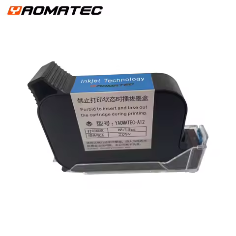 YAOMATEC-A12 A12 high adhesion compatible Quick fast dry Eco solvent 12.7mm handheld online inkjet p