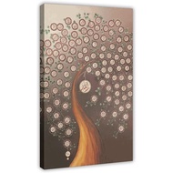 Religious Decoration Posters Islamic Muslim Allah Art Tree Names Canvas Posters Wall Decor Paintings