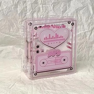 3inch Binder Acrylic Binder Transparent Photo Transparent Photocard Album  Album Acrylic Detachable 