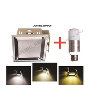 [MY] Led Light Spotlight Lampu Solar Led Bilik Tidur Bulb Downlight C/W Bulb