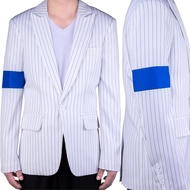 MJ Michael Jackson Stripe Classic BAD Smooth Criminal 1990S White Blazer Suit Jacket Coat Halloween 