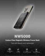 ✅現貨NITECORE - NW5000 超薄碳纖無線磁吸外置充電器 - 行貨一年保養 NITECORE - NW5000 Carbon Fiber Magnetic Wireless Power Bank - 1 Year HK Warranty