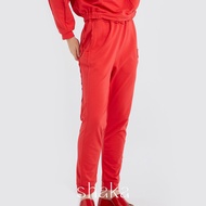 Shaka Leisure Sweat Pants กางเกงวอร์มขายาว ผ้ายืด สีแดง PN-8231007 (AW23)