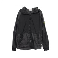 【二手】Stone STONE ISLAND尼龍金屬夾克，連帽拉鍊尼龍夾克，男款，二手 A