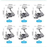 Cod Shimano Da2000-7000 Reel Pancing Laut Murah Full Besi Max Drag 20