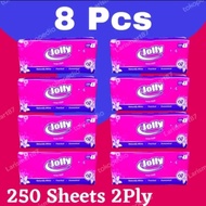 Tissu JOLLY/FACIAL TISSUE, 250 SHEETS, FACIAL TISSUE/FACIAL TISSUE
