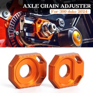 Big Sale Orange With Logo Motorcycle Rear Axle Block Chain Adjuster Regulator Sliders Tensioner For 