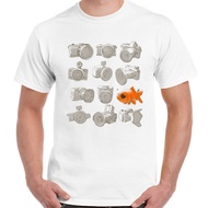 Photography Fish Men'S Funny Lens Camera Nikon Cannon Photographer Top