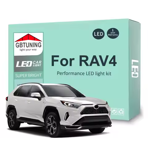 Canbus Car LED Interior Light Bulb Kit For Toyota RAV4 MK1 MK2 MK3 MK4 MK5 I II III IV V 1994-2017 2