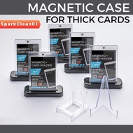 UV Proof No Logo Magnetic Case for Thick Cards 55PT 75PT 100PT 130PT 180PT One Touch Sleeve Display