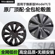Serasi dengan Tesla Model Baharu Y/3 Penutup Hab Roda Rim Tayar 19 Inci Aksesori Pengubahsuaian Penu