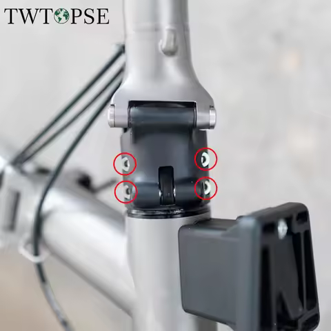TWTOPSE T line Titanium Bike Handle Post Screw For Brompton Folding Bike Front Fork Fixing Bolt TC4