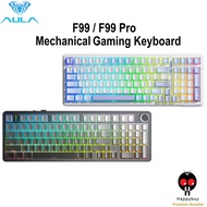 Aula F99 / F99 PRO Tri-Mode 99 Keys 3-in-1 Gasket RGB Mechanical Keyboard