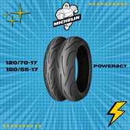 [LATEST PRODUCTION] MICHELIN TYRE 120/70-17 180/55-17 POWER2CT MADE IN SPAIN Original