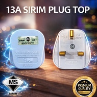 Sirim 13A 3Pin Plug Top Kepala Plug Switch Switch Socket 3Pin Plug Socket Wall Socket