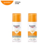 Eucerin Sun Dry Touch Oil Control SPF50+ 50ml x 2 | Sunscreen | Acne Prone Skin | Sun Protection