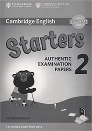 劍橋大學出版社 - Starters 2 Answer Booklet for Revised Exam from 2018