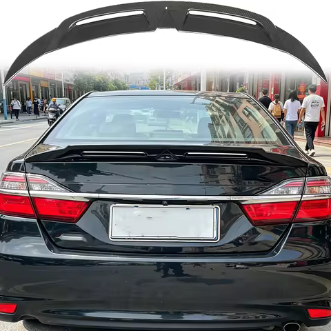 For Camry seventh generation, seventh generation semi high quality pure carbon fiber rear trunk lip 