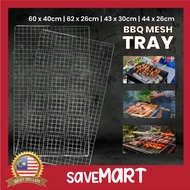 Jaring BBQ Stainless Steel BBQ Barbecue Grill Net BBQ Jaring Besi BBQ Grill Mesh Barbeque Wire Net