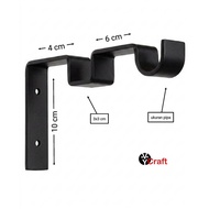 GANTUNGAN Double curtain hanger and curtain pipe curtain hanger/