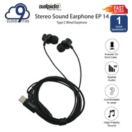Salpido EP14 Stereo Sound Earphone Type C (BLACK)