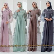 Grosir Terpopuler AYODRA DRESS AMORE BY RUBY GAMIS LIPIT MOTIF LIONEL 