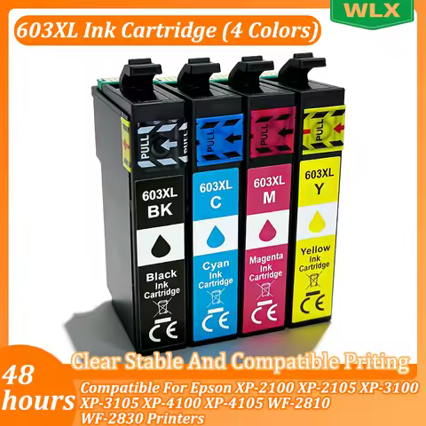 1/2/3 SET 603XL T603XL Ink Cartridge For Epson XP-2100/XP-2105/XP-3100/XP-3105/XP-4100/XP-4105/WF-28