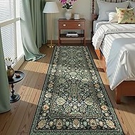 3x7 Runner Rugs for Hallway Non-Slip Hallway Runner Rug with Rubber Backing Washable Rug Runner for 