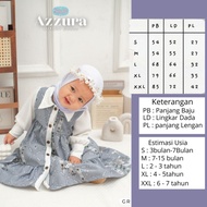 Termurah!! Zalira Kids Original Azura Series GAMIS Lebaran anak