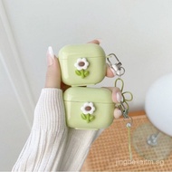 Matcha Green Flower Suitable for Apple AirPods 4th Generation Bluetooth Earphone Protective Cover Pr