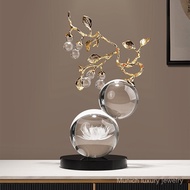 [Lucky Crystal Gourd]Decorative items, light luxury home decorations, housewarming gifts