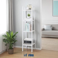 Informa Livie 4-Tier Iron Rack Metal Storage Rack Multipurpose Storage Rack Warehouse Organizer Meta