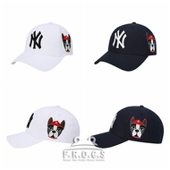 F.R.O.G.S H0283 Japanese Korean Star Unbeaten NY Embroidered Dog Head Shape Casual Baseball Cap Sun 