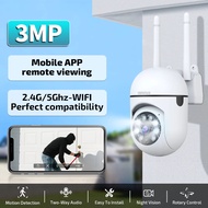 3MP CCTV 360° Camera Wireless Security Home | 5GHz&2.4GHz WiFi | USB-Powered | Continuous Recording