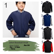 Baseball Jacket for Boys and Girls Size S-2XL Ages 3-12 Years