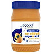 Bơ đậu phộng không đường Yogood Crunchy/ smooth Peanut Butter 453g
