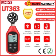 UNI-T UT363 / UT363BT / UT363S Mini And Split Anemometerความเร็วลมระดับลมเครื่องวัดอุณหภูมิลมจอแสดงผ